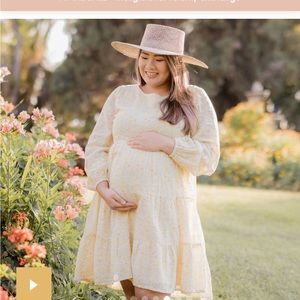 Kindred bravely maternity/nursing dress Size M